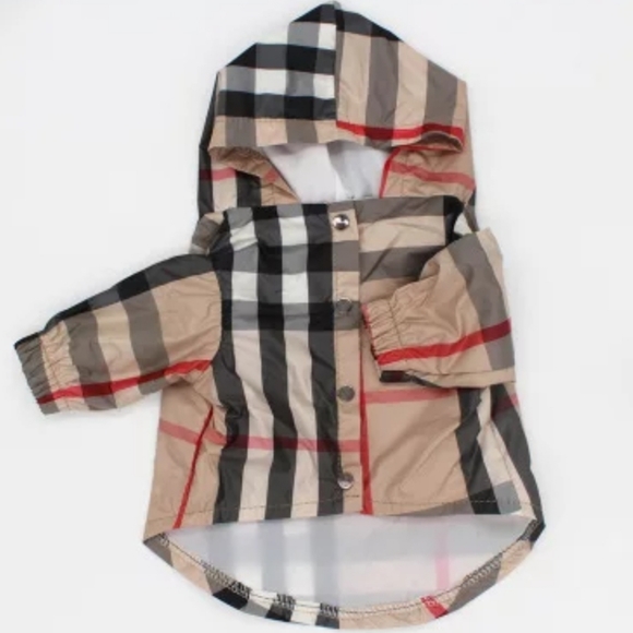 Dog jacket Stripped Windbreaker from FashionedFurBabies.com - Picture 2 of 5